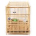 Coiesol Wooden Rectangular Birdcage - Elegant Design, Sturdy and Safe, Ideal for Small Birds, Easy to Clean