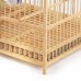 Coiesol Wooden Rectangular Birdcage - Elegant Design, Sturdy and Safe, Ideal for Small Birds, Easy to Clean